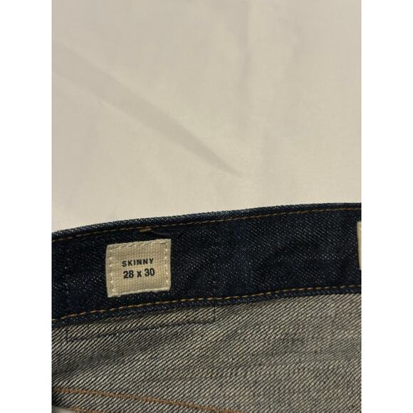 Gap Selvedge Jeans 28x30 Blue Raw Wash Stretch Kaihara Japanese Rockabilly - Picture 6 of 14